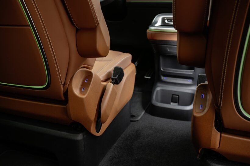 フル電動MPV「メルセデス・ベンツ VLE」のインテリア。