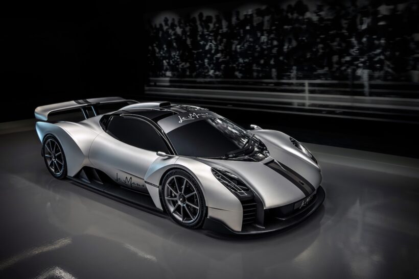 2026年のグッドウッドで公開される「ゴードン・マレー ル・マン GTR XP1」のエクステリア。