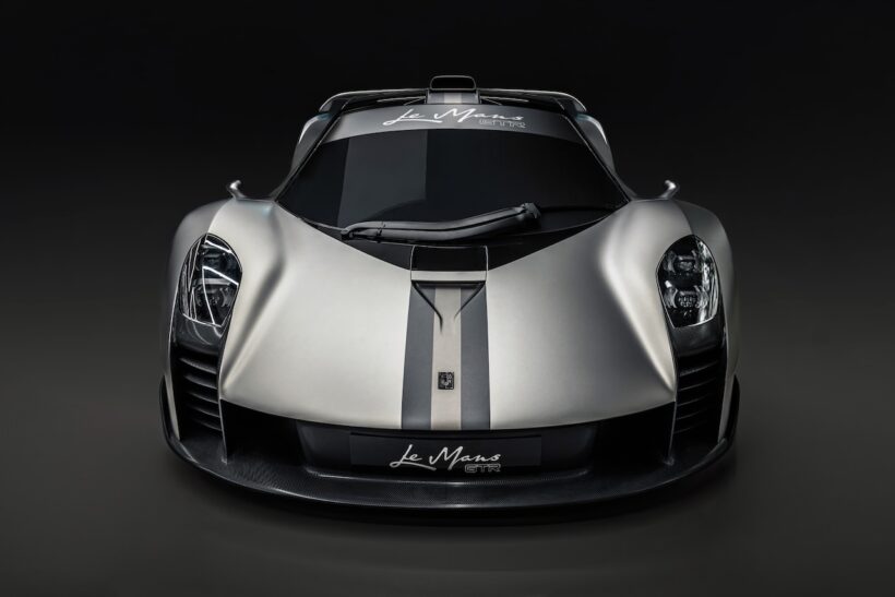 2026年のグッドウッドで公開される「ゴードン・マレー ル・マン GTR XP1」のエクステリア。