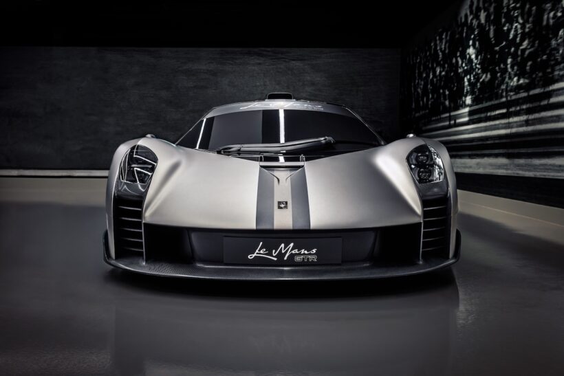 2026年のグッドウッドで公開される「ゴードン・マレー ル・マン GTR XP1」のエクステリア。