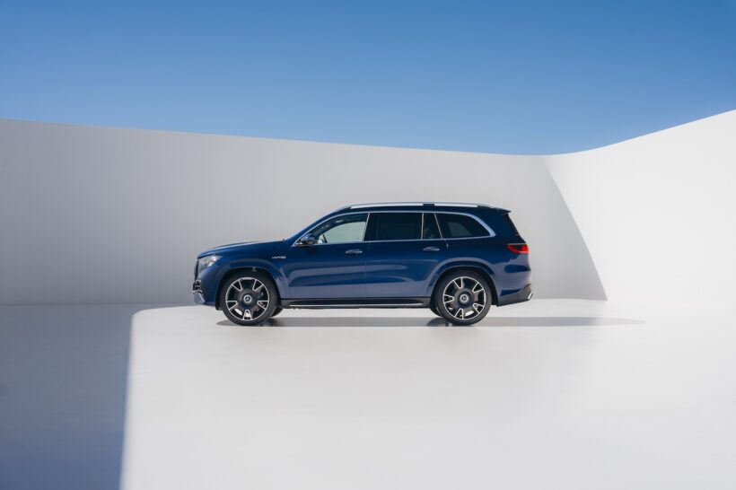 内外装とパワーユニットに改良が施された「メルセデス AMG GLS 63 4MATIC+」のエクステリア。