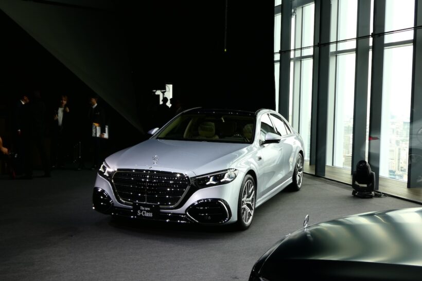 「S 450 d 4MATIC」。東京・虎ノ門で行われた新型「メルセデス・ベンツ Sクラス」発表会にて。