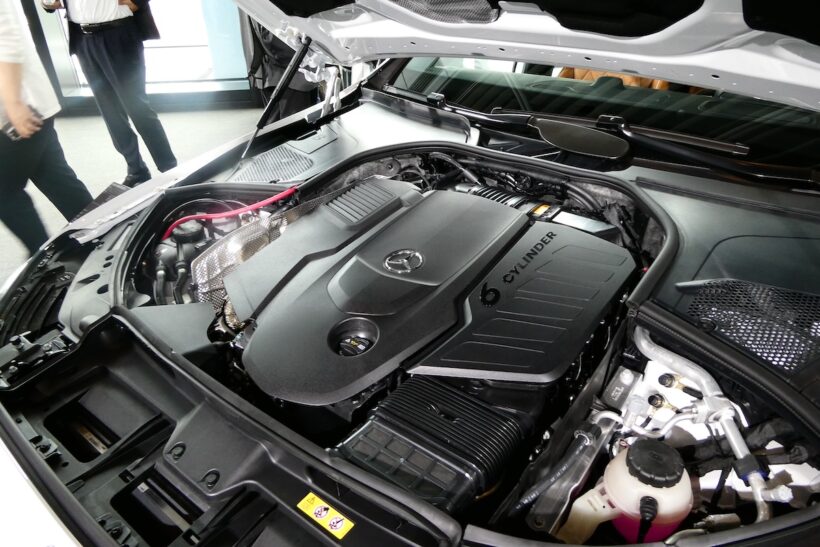 S 450 dに搭載される3.0リッター直列6気筒ツインターボディーゼル