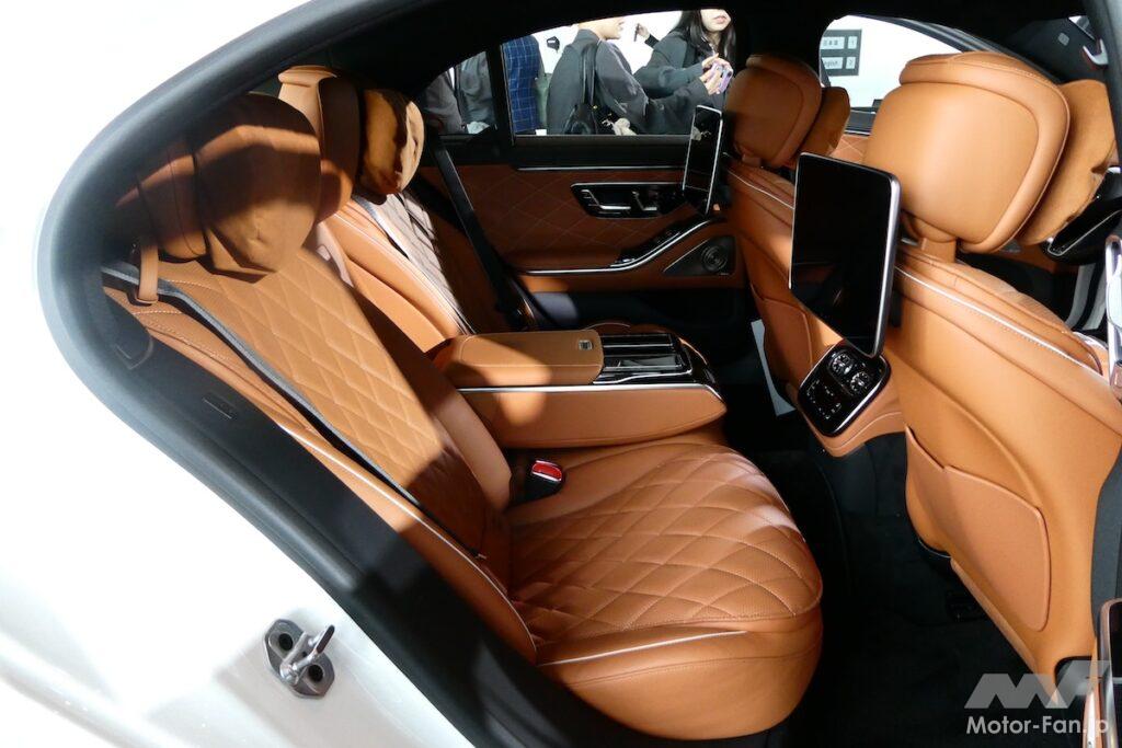 S 450 dのインテリア