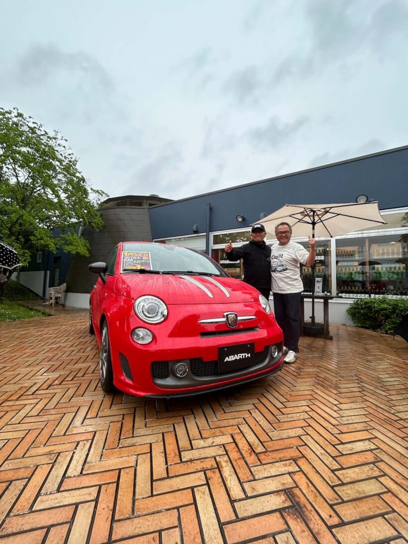 今年の出品車両「アバルト 695 トリブートフェラーリ」