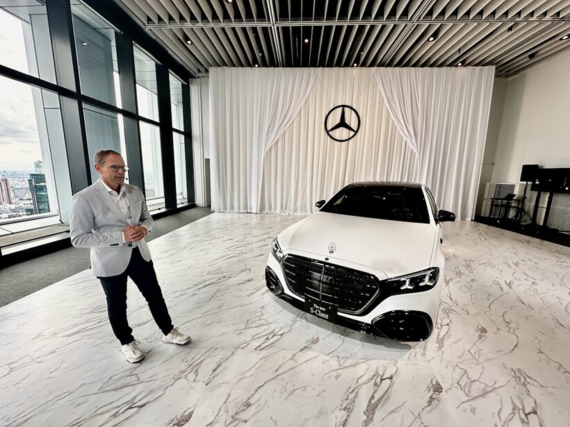 新型「メルセデス・ベンツ Sクラス」発表会にて