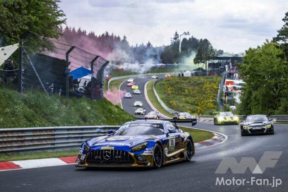 予選25位から大逆転となる総合優勝を飾った80号車「メルセデスAMG GT3 TEAM RAVENOL」。
