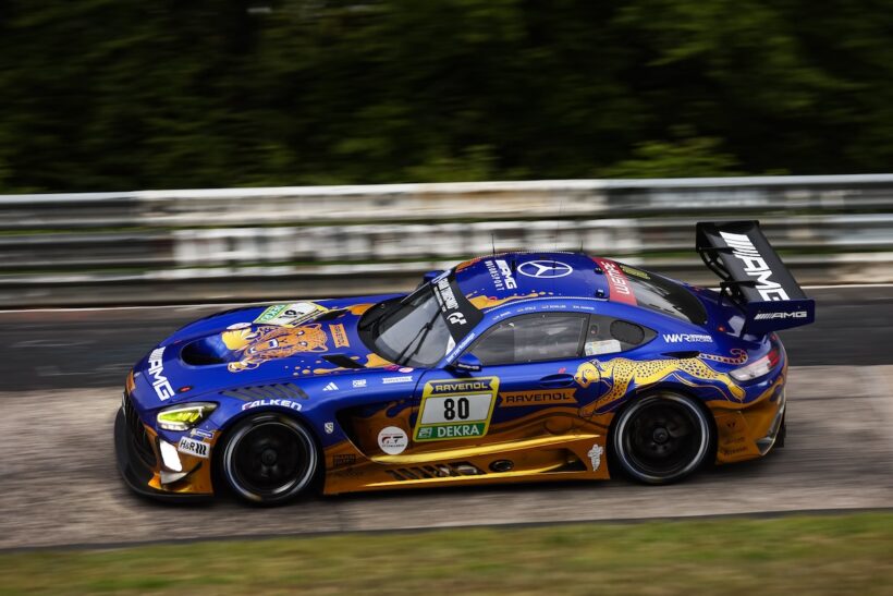 80号車「メルセデスAMG GT3 TEAM RAVENOL」。