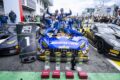 80号車「メルセデスAMG GT3 TEAM RAVENOL」を優勝に導いたマロ・エンゲル／ルカ・シュトルツ／ファビアン・シラー／マキシム・マルタン。
