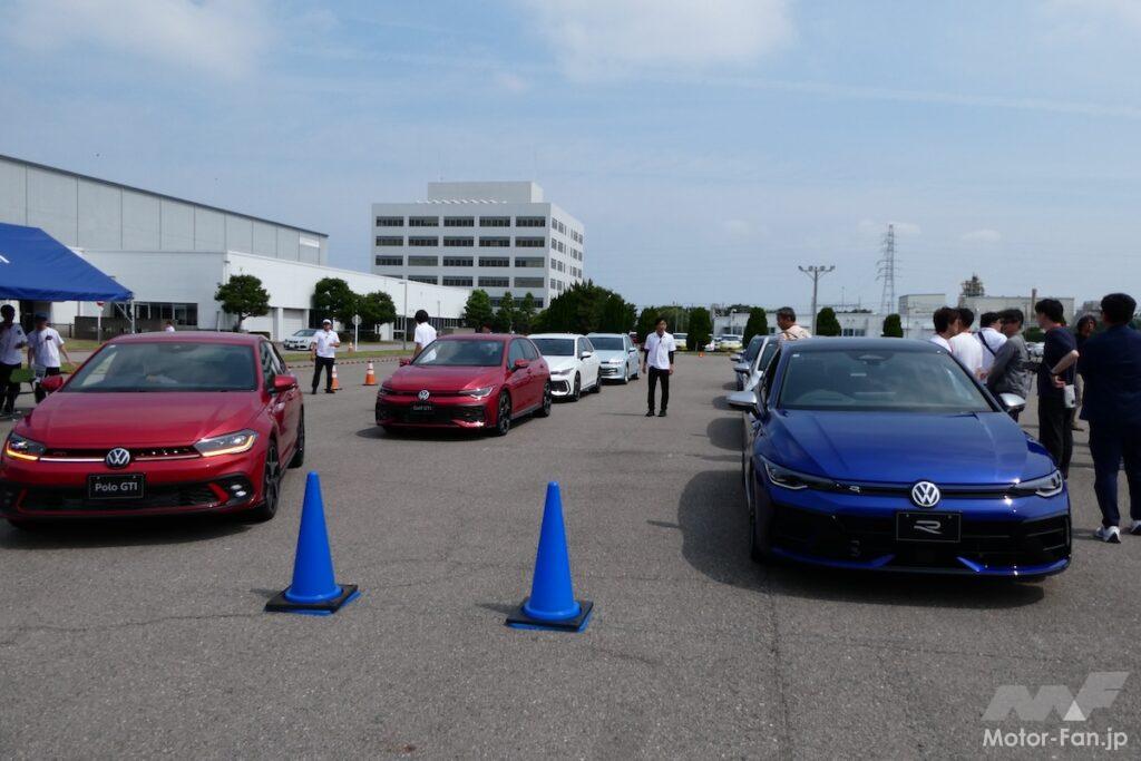 試乗プログラムには「ポロGTI」も用意された。