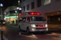 夜間の救急車