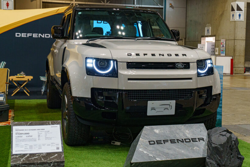 TOKYO OUTDOOR SHOWで、ブランドが目指す世界観を象徴する展示を行ったDEFENDER。