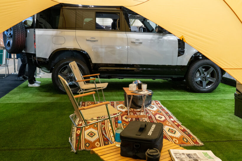 アウトドアライフを担うブランドという位置づけのDEFENDER。
