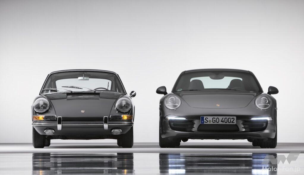初代ポルシェ911と「991」型のポルシェ911