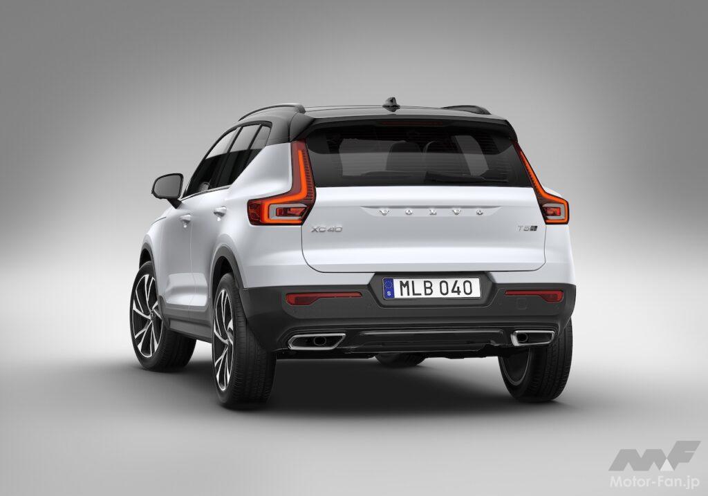 XC40のリヤビュー