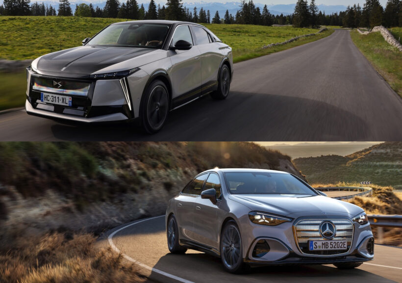 DS N°8 ETOILE AWD × Mercedes-Benz C 400 4MATIC electric