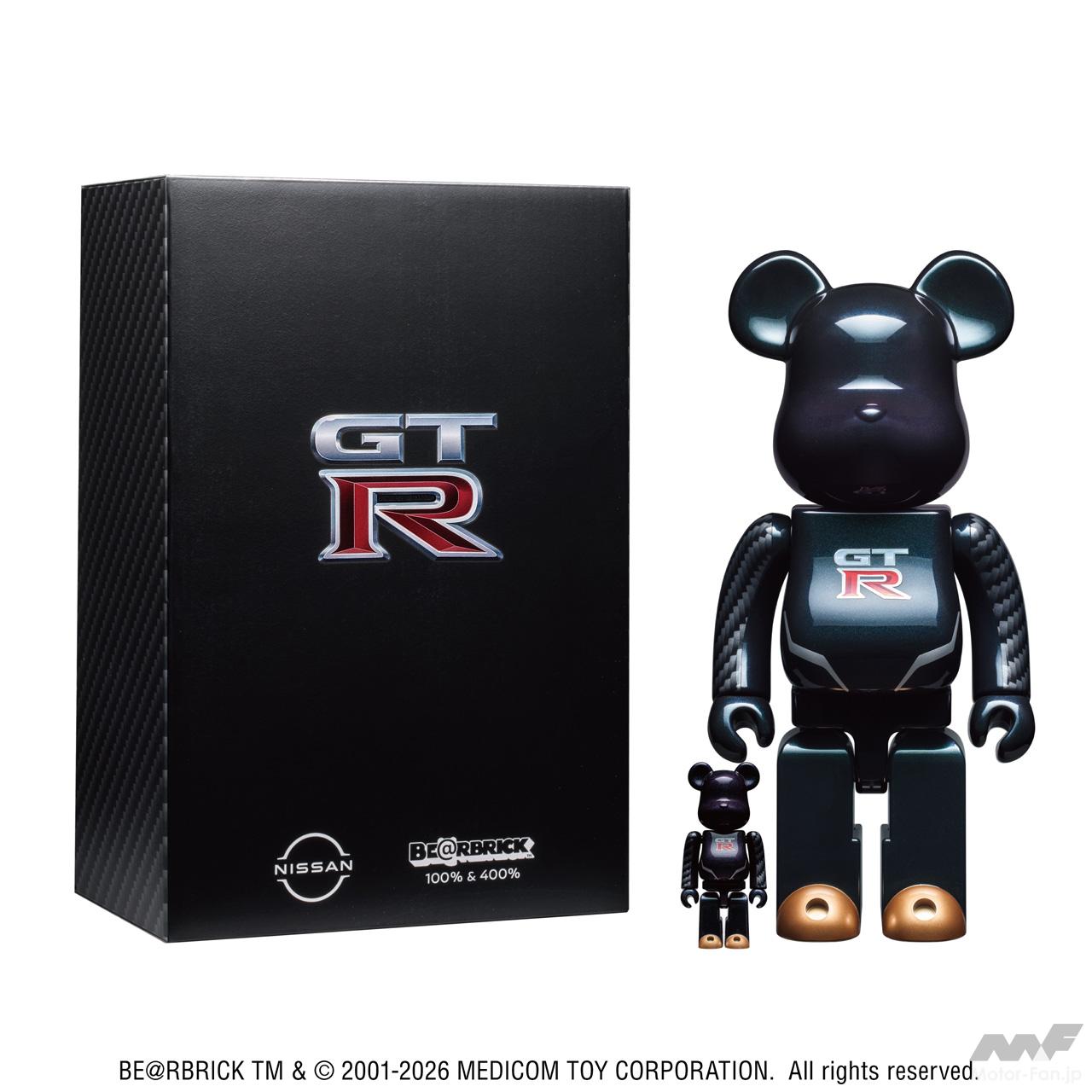 日産とBE@RBRICKの新たなコラボ！「NISSAN GT‑R BE@RBRICK 100% &amp