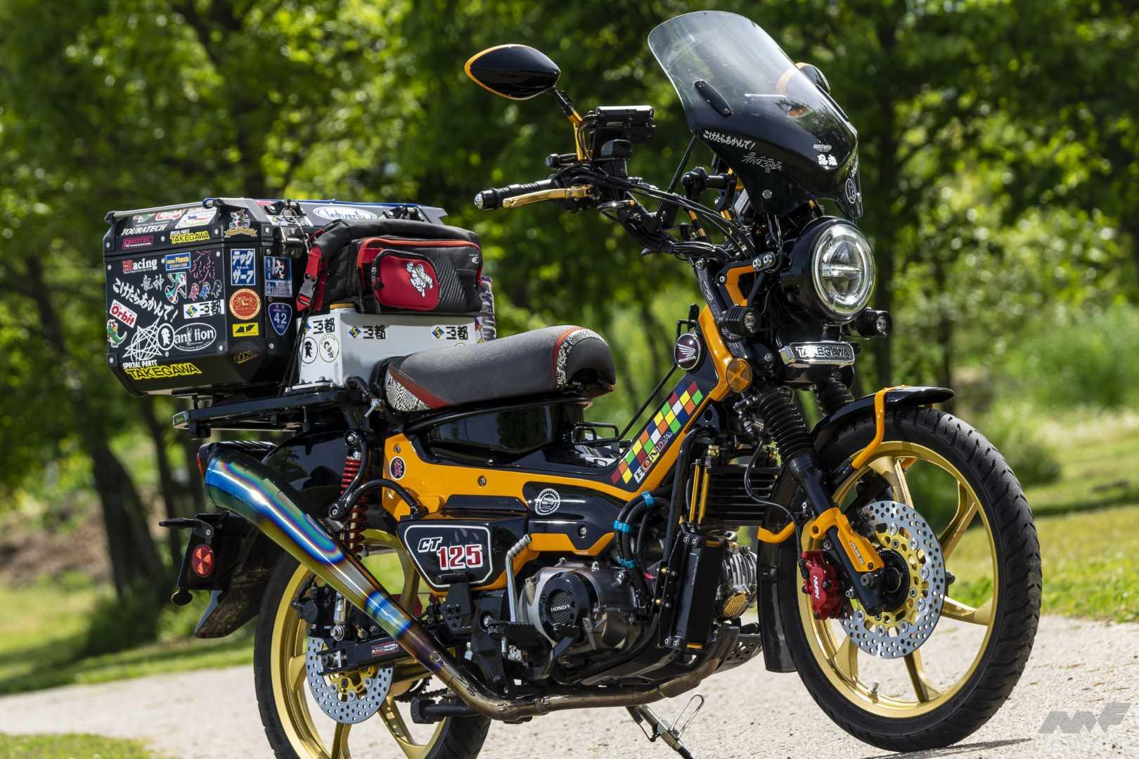 極上ハンターカブ110ボアアップ125 80歳で181ccボアアップ!?」理想の旅バイクを追求した大ベテランの