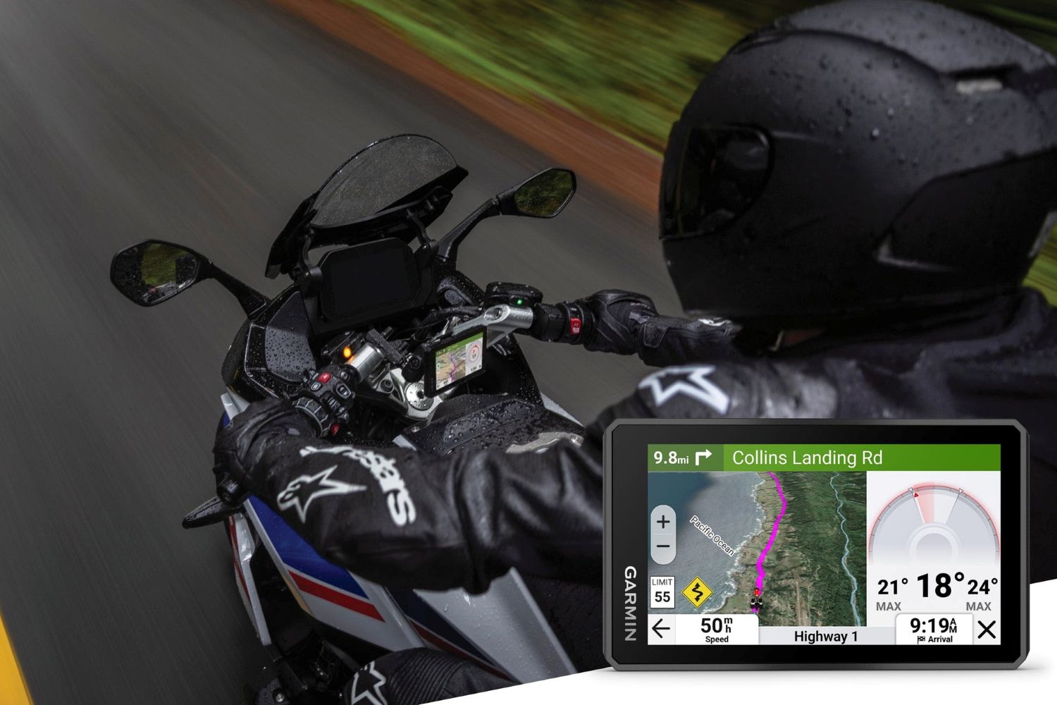 猛暑にも強いタフネス設計＆高機能のモーターバイク用ナビ・最新モデル