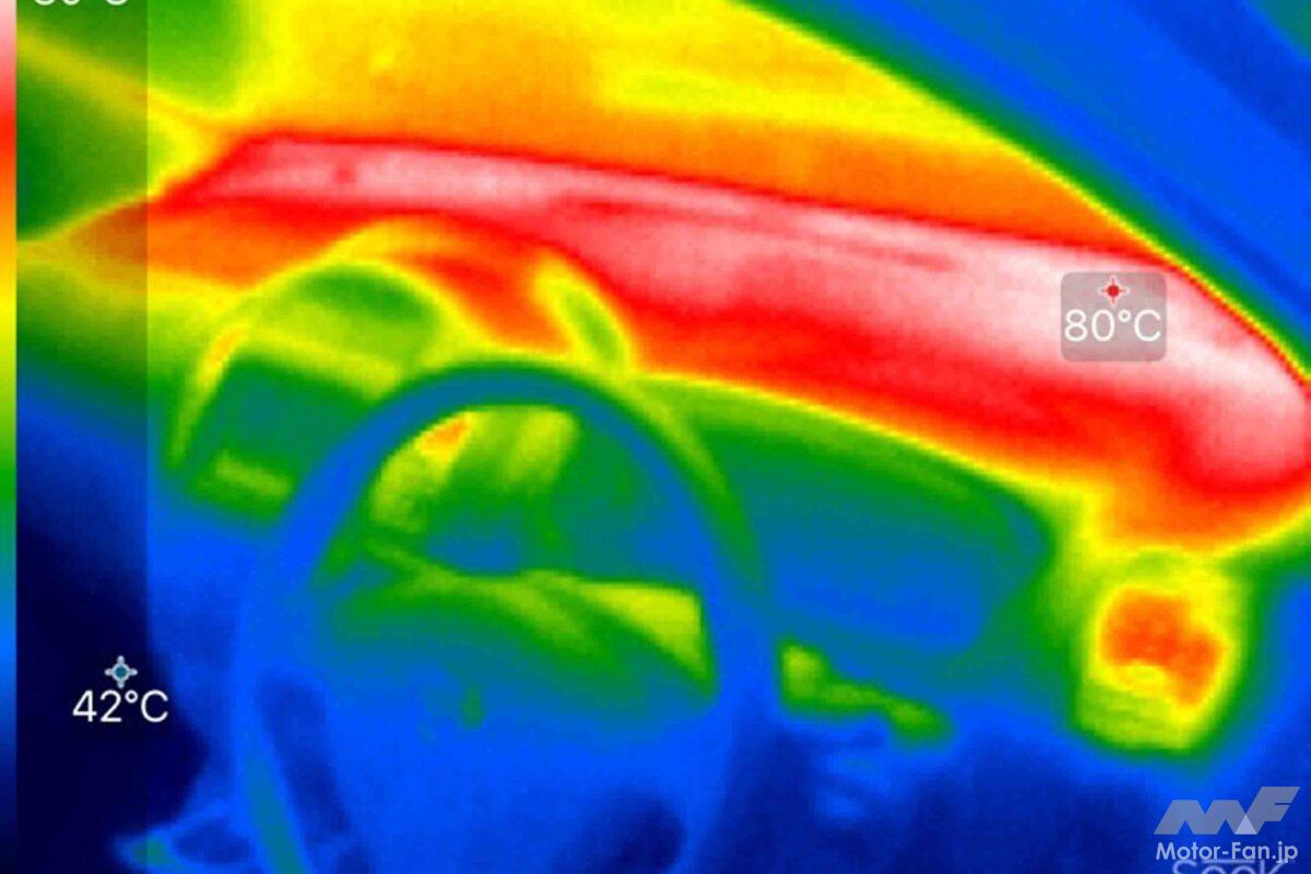 ダッシュボード71℃・シート58℃……真夏の車内はどこがどれだけ危険？サーモグラフで検証してみた！