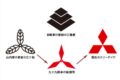 三菱オフィシャルサイト「三菱人物伝」 vol.11 三菱マークの起源より。