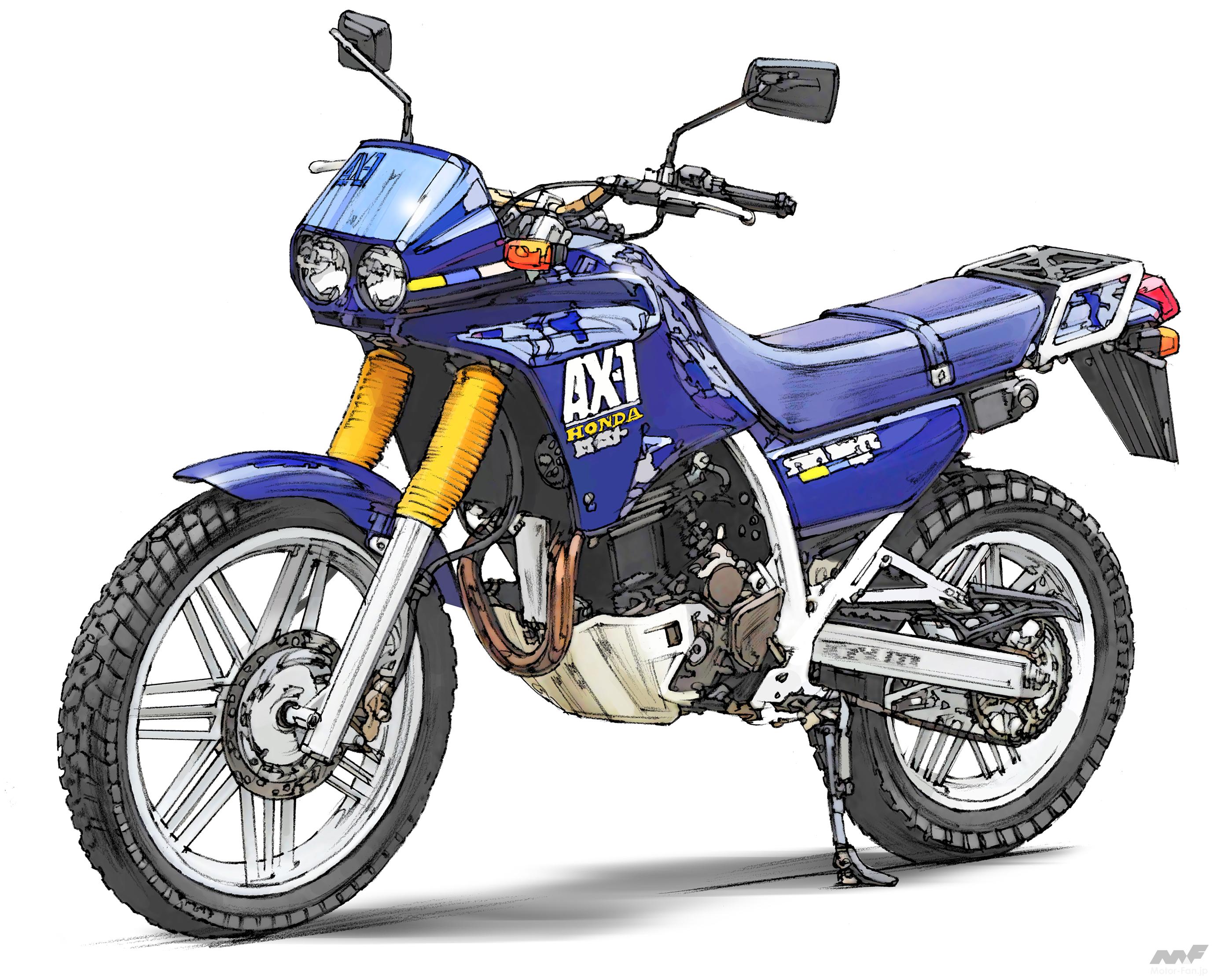 車体 HONDA AX-1 ホンダ AX-1は39年早すぎた!? アドベブーム先取りで峠でも激速な万能車
