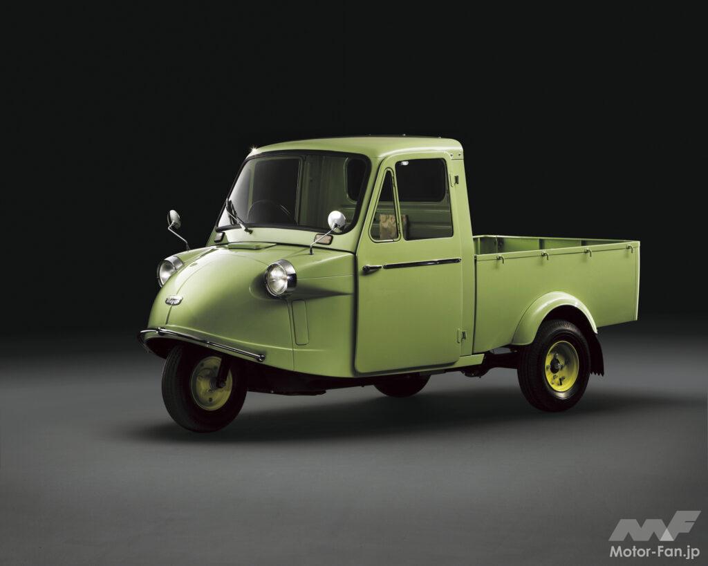 日本経済の発展にも貢献したダイハツミゼット(写真は1962年モデルのMP5)。