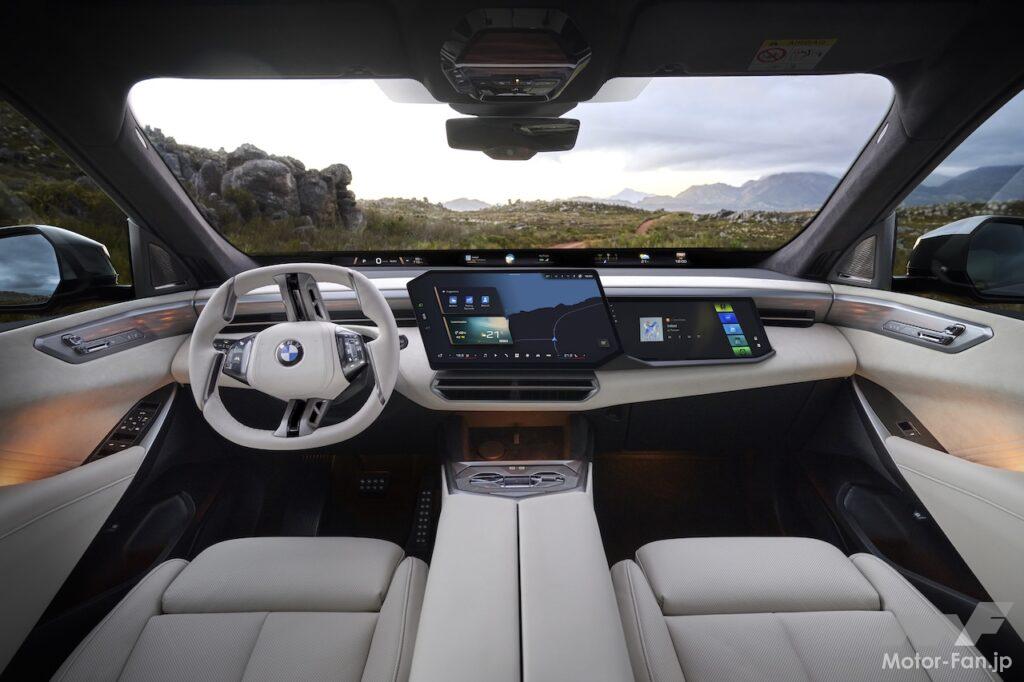 新型「BMW iX5 60 xDrive」のインテリア。