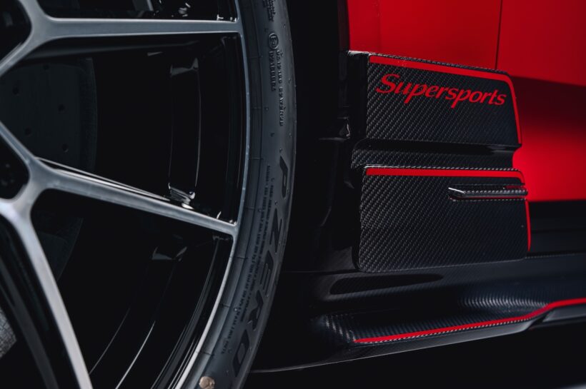 「ベントレー スーパースポーツ デザインテーマ バイ マリナー」のデザインディテール。