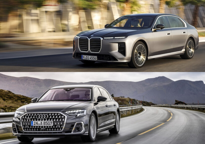BMW 740d xDrive × Audi A8 55 TFSI quattro
