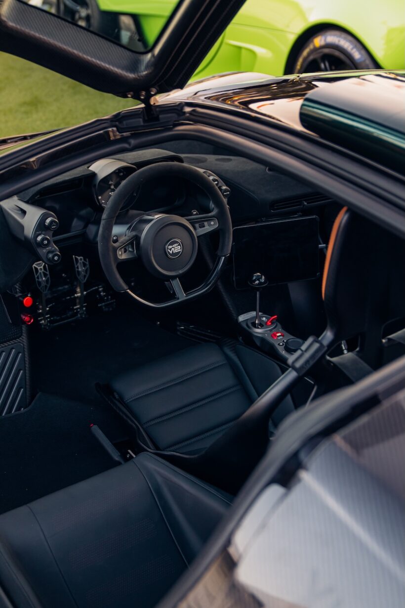 「GMSV ル・マン　GTR」のコクピット。