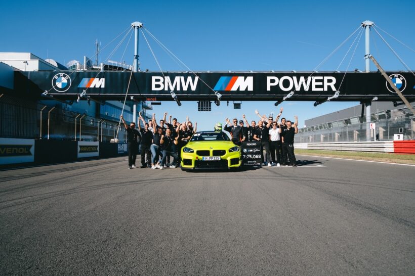 ニュルブルクリンク・ノルトシュライフェでタイムアタックを実施した、BMW M2「Mパフォーマンス・トラックキット」装着車。