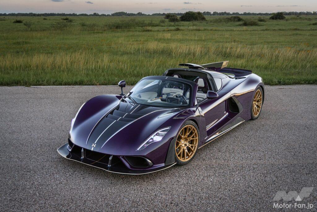 世界限定12台が製造される「ヘネシー F5-M ロードスター」のエクステリア。