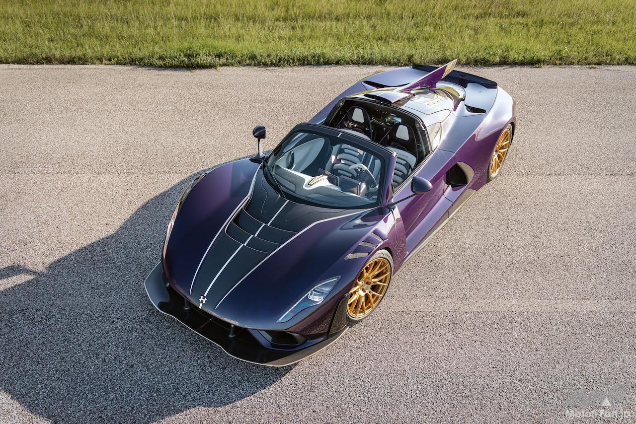 2000馬力超の世界最強MT搭載ハイパーカー「ヘネシー F5-M ロードスター