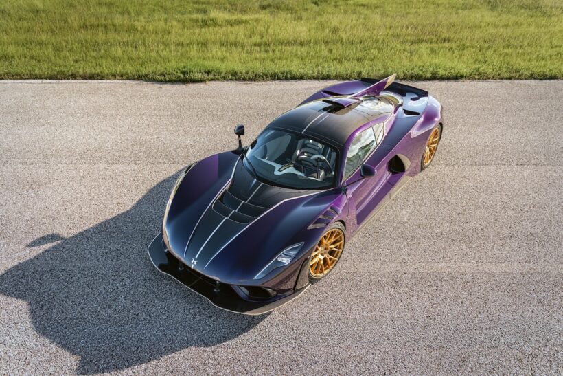 世界限定12台が製造される「ヘネシー F5-M ロードスター」のエクステリア。