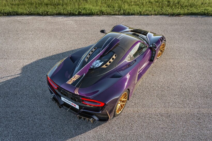 世界限定12台が製造される「ヘネシー F5-M ロードスター」のエクステリア。