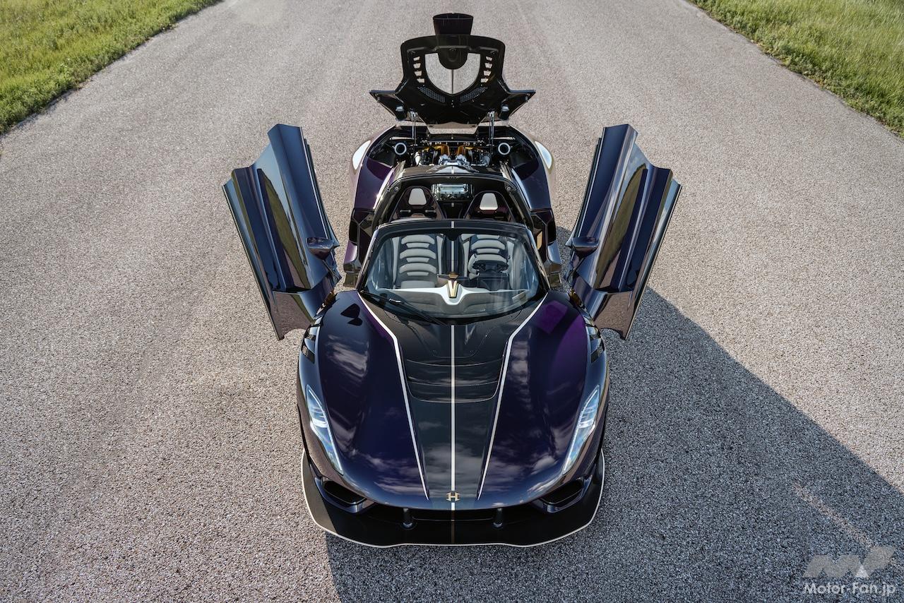 2000馬力超の世界最強MT搭載ハイパーカー「ヘネシー F5-M ロードスター