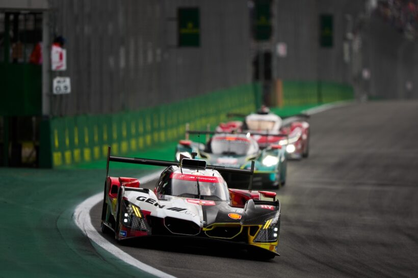 WEC第4戦サンパウロ6時間で、6位に入った「BMW MハイブリッドV8 20号車」。