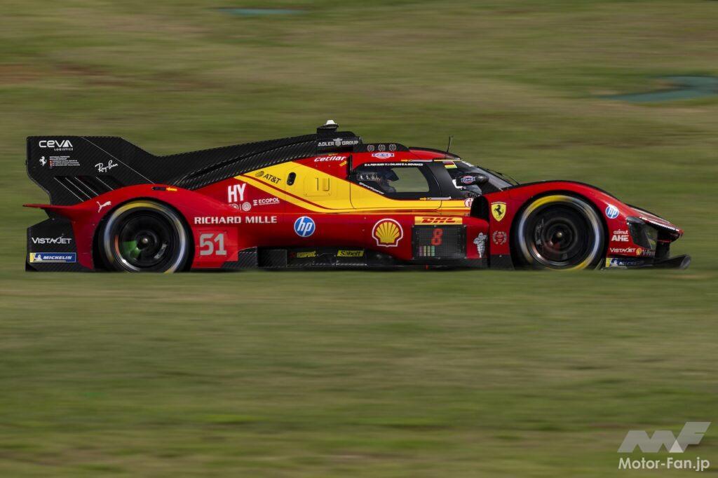 得意とは言えないサンパウロにおいて、フェラーリ 499Pだったが、51号車が予選11番手から2位表彰台に上がって見せた。
