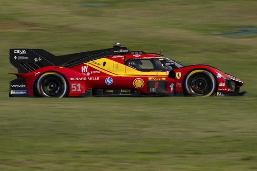 得意とは言えないサンパウロにおいて、フェラーリ 499Pだったが、51号車が予選11番手から2位表彰台に上がって見せた。
