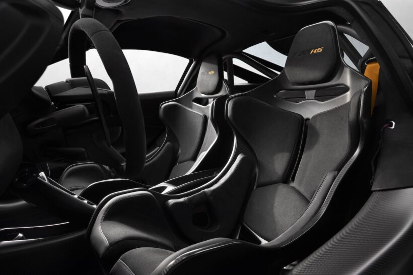 世界限定200台が販売される「マクラーレン 788HS」のコクピット。