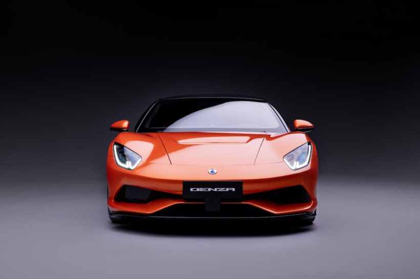 新型フル電動スーパースポーツ「デンツァ Z」のエクステリア。