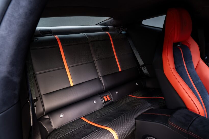 新型フル電動スーパースポーツ「デンツァ Z」のリヤコンパートメント。