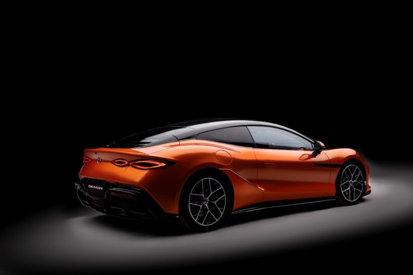 新型フル電動スーパースポーツ「デンツァ Z」のエクステリア。
