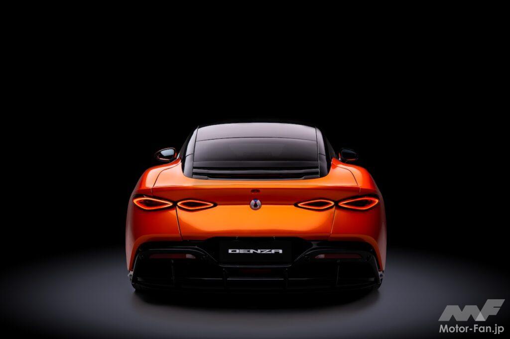 新型フル電動スーパースポーツ「デンツァ Z」のエクステリア。