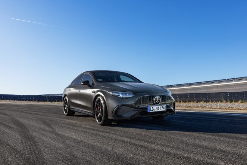 「メルセデス AMG CLA 45 4MATIC+」のエクステリア。