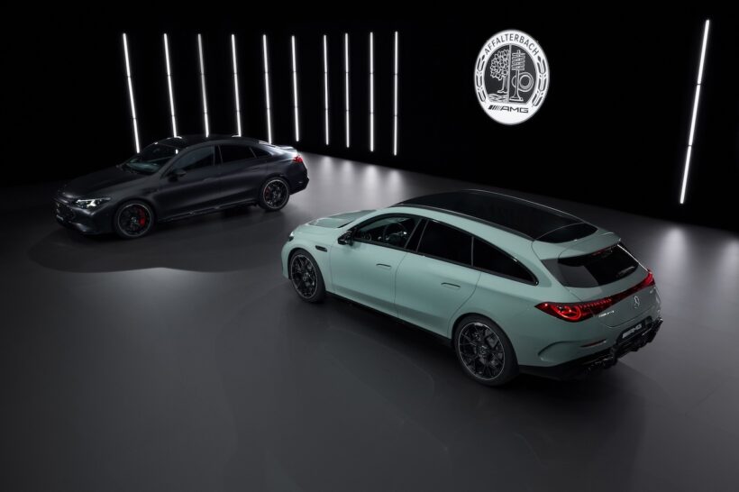 「メルセデス AMG CLA 45 4MATIC+」のエクステリア。