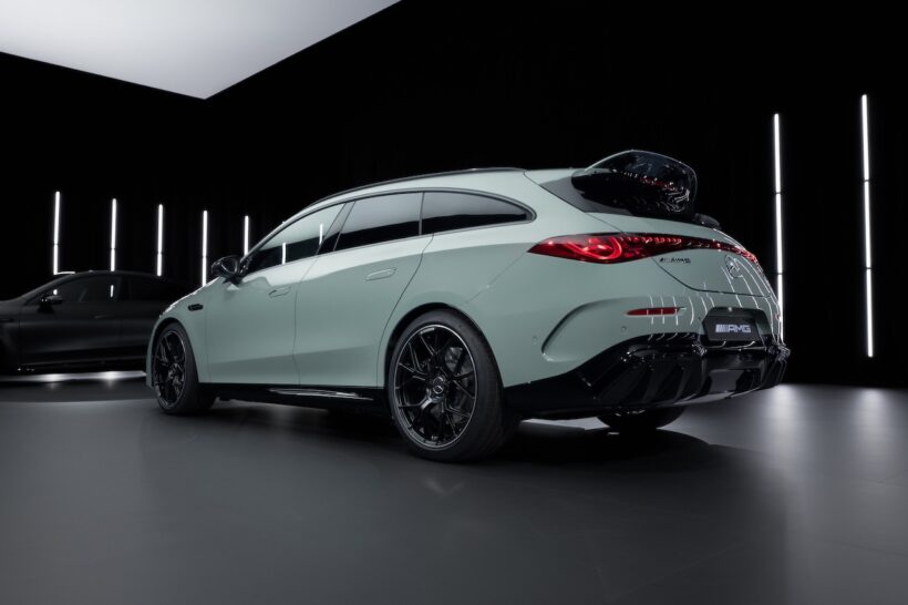 「メルセデス AMG CLA 45 4MATIC+」のエクステリア。