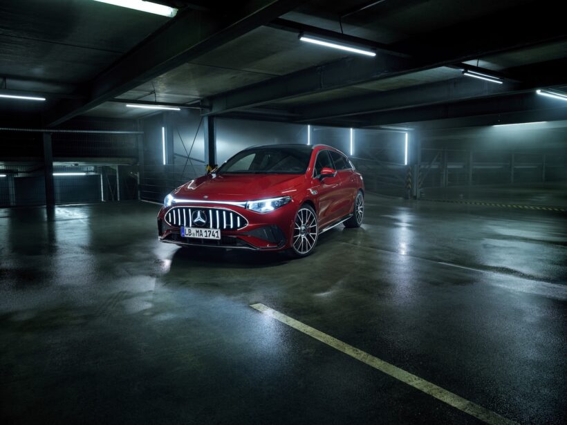 「メルセデス AMG CLA 45 4MATIC+」のエクステリア。