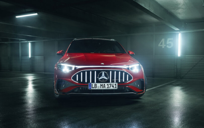 「メルセデス AMG CLA 45 4MATIC+」のエクステリア。